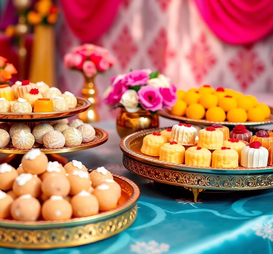 An assortment of Ganguram's sweets for every celebration